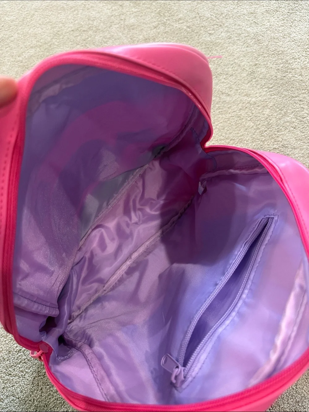 Girls Pink Turtle Backpack with Green & Purple Accents